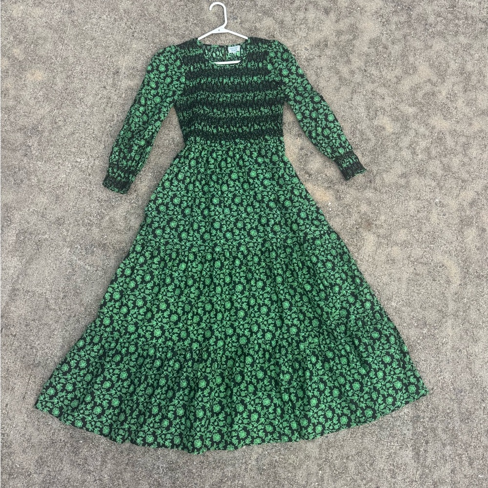 Pink city prints dress